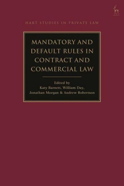 Produktbild: Mandatory and Default Rules in Contract and Commercial Law