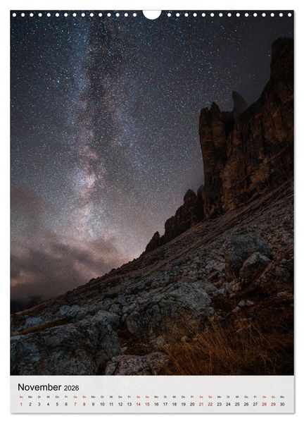 Produktbild: Die Dolomiten - Berge, die begeistern (Wandkalender 2026 DIN A3 hoch), CALVENDO Monatskalender
