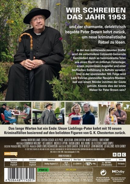 Produktbild: Father Brown - Staffel 9 [3 DVDs]