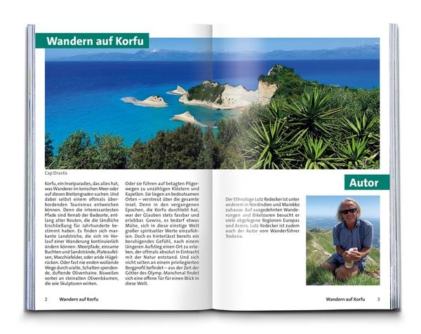 Produktbild: KOMPASS Wanderf&uuml;hrer Korfu mit Paxos und den Diapontischen Inseln, 40 Touren mit Extra-Tourenkarte