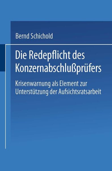 Produktbild: Die Redepflicht des Konzernabschlu&szlig;pr&uuml;fers