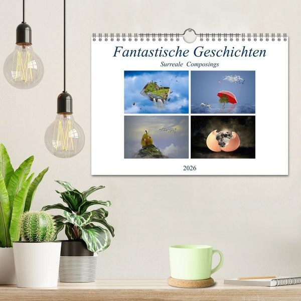 Produktbild: Fantastische Geschichten (Wandkalender 2026 DIN A4 quer), CALVENDO Monatskalender