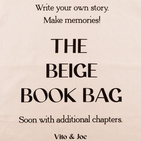 Produktbild: Baumwolltasche in beige "The Beige Book Bag"