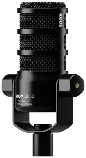 Produktbild: RODE - R&Oslash;DE PodMic USB, Studio-Mikrofon, -57 dB, 20 - 20000 Hz, 460 Ohm, 24 Bit, 48 kHz