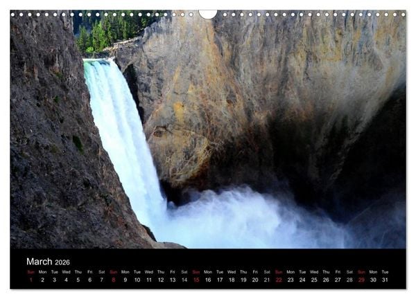 Produktbild: The Yellowstone National Park (Wall Calendar 2026 DIN A3 landscape), CALVENDO 12 Month Wall Calendar
