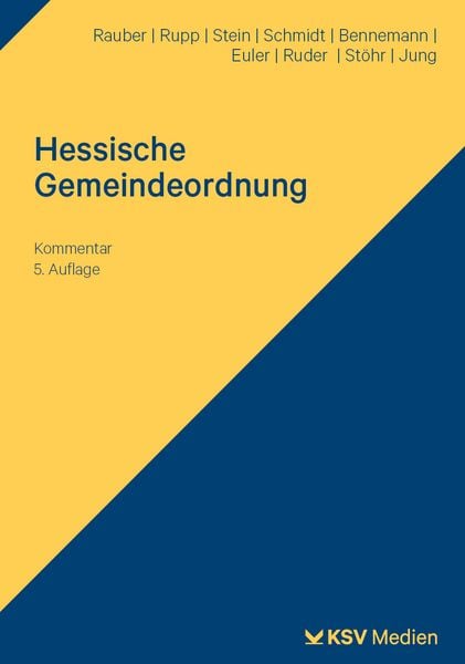 Produktbild: Hessische Gemeindeordnung (HGO)