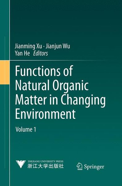 Produktbild: Functions of Natural Organic Matter in Changing Environment