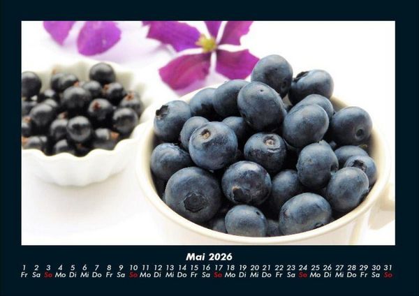 Produktbild: Obstkalender 2026 Fotokalender DIN A4