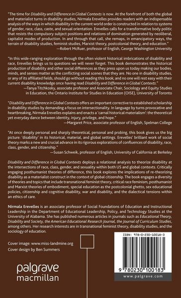 Produktbild: Disability and Difference in Global Contexts