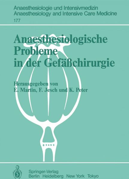 Produktbild: Anaesthesiologische Probleme in der Gef&auml;&szlig;chirurgie