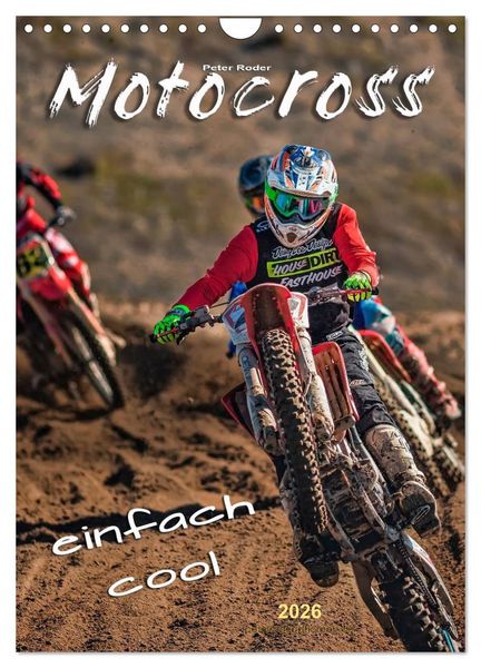 Produktbild: Motocross - einfach cool (Wandkalender 2026 DIN A4 hoch), CALVENDO Monatskalender