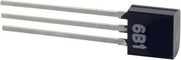 Produktbild: B + B Thermo-Technik TSIC306-TO92 TSIC306-TO92 Temperatursensor -50 bis +150 &deg;C TO-92 radial bedrahtet