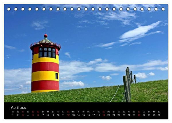 Produktbild: Ostfriesland verzaubert! (Tischkalender 2026 DIN A5 quer), CALVENDO Monatskalender