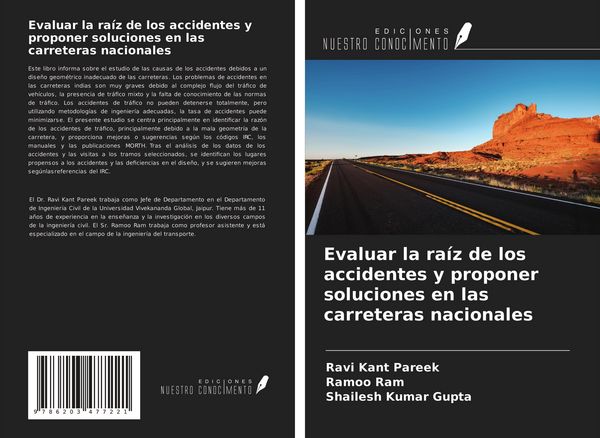 Produktbild: Evaluar la ra&iacute;z de los accidentes y proponer soluciones en las carreteras nacionales