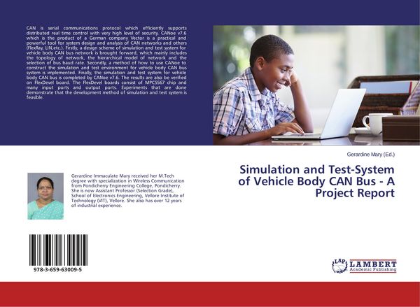 Produktbild: Simulation and Test-System of Vehicle Body CAN Bus - A Project Report