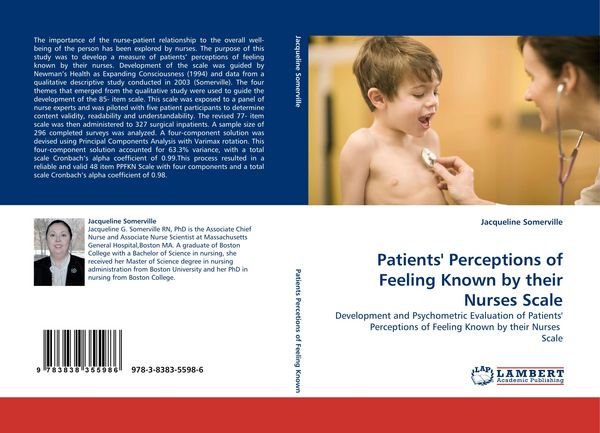 Produktbild: Patients'' Perceptions of Feeling Known by their Nurses Scale