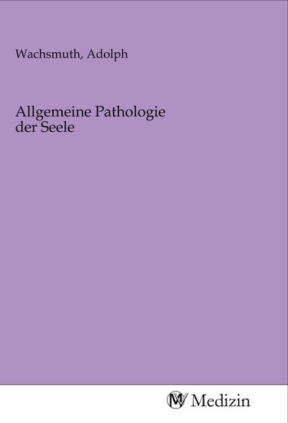 Produktbild: Allgemeine Pathologie der Seele