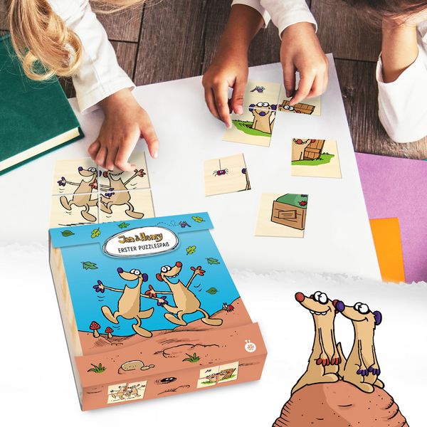 Produktbild: Tr&ouml;tsch Jan und Henry Erster Puzzlespass Holz