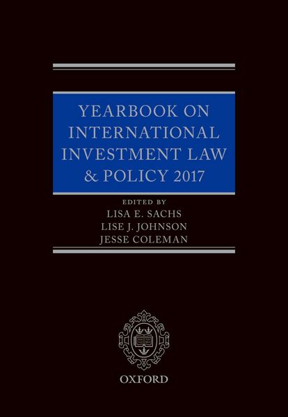 Produktbild: Yearbook on International Investment Law & Policy 2017