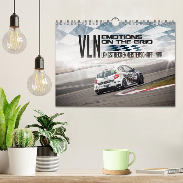 Produktbild: EMOTIONS ON THE GRID - VLN Langstreckenmeisterschaft N&uuml;rburgring (Wandkalender 2026 DIN A4 quer), CALVENDO Monatskalender
