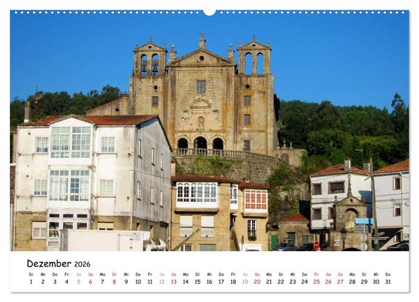 Produktbild: Camino Portugues - Jakobsweg (hochwertiger Premium Wandkalender 2026 DIN A2 quer), Kunstdruck in Hochglanz