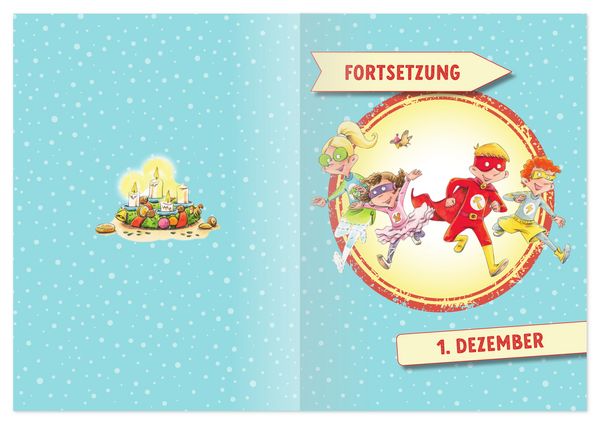 Die vier Superhelden lösen den Weihnachtsfall