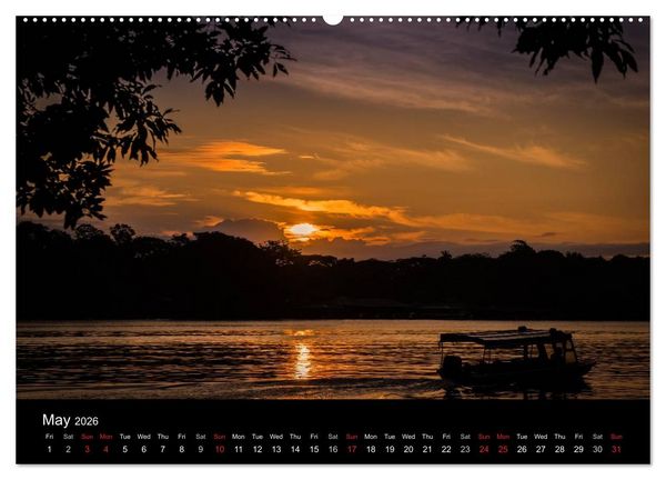 Produktbild: Costa Rica Colours and Light (High Quality Premium Wall Calendar 2026 DIN A2 landscape),CALVENDO 12 Month Wall Calendar