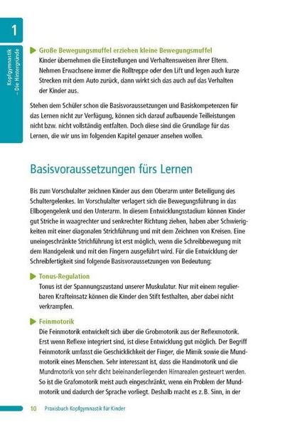 Produktbild: Praxisbuch Kopfgymnastik f&uuml;r Kinder