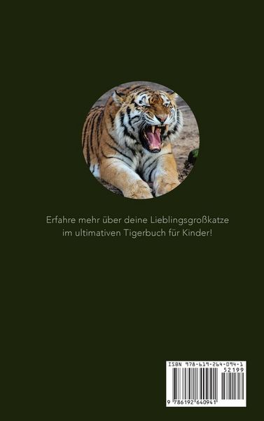 Produktbild: Tiger B&uuml;cher Das Ultimative Tigerbuch f&uuml;r Kids