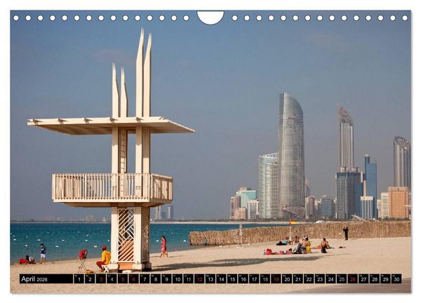 Produktbild: Emirat Abu Dhabi (Wandkalender 2026 DIN A4 quer), CALVENDO Monatskalender