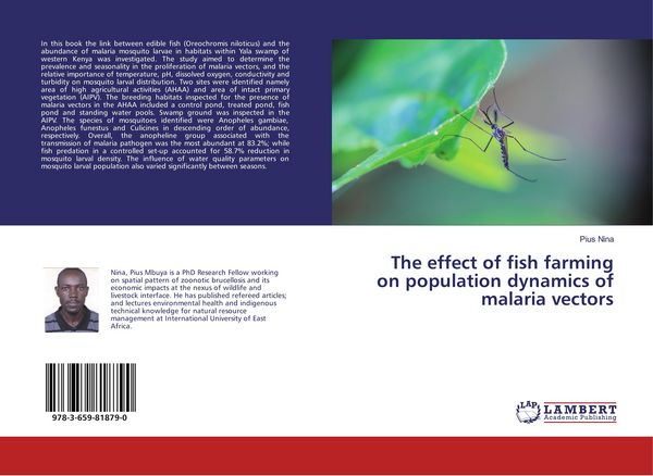 Produktbild: The effect of fish farming on population dynamics of malaria vectors