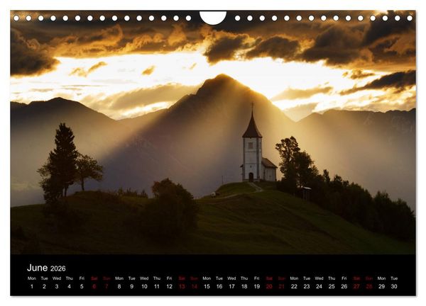 Produktbild: Mountains of Slovenia (Wall Calendar 2026 DIN A4 landscape), CALVENDO 12 Month Wall Calendar