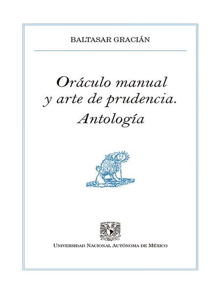Produktbild: Or&aacute;culo manual y arte de la prudencia