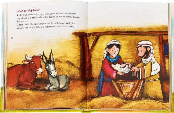 Produktbild: Die bunte Kinderbibel f&uuml;r dich. Farbenfroh illustrierte Bibel mit den wichtigen Bibelstellen. Spielerisch den Glauben entdecken: Christliche Kindergeschichten f&uuml;r Erstleser ab 6 Jahren