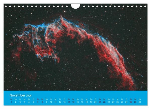 Produktbild: Havel-Sternwarte Weltallkalender (Wandkalender 2026 DIN A4 quer), CALVENDO Monatskalender