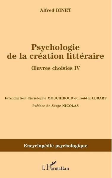 Produktbild: Psychologie de la cr&eacute;ation litt&eacute;raire
