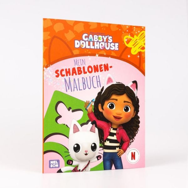 Produktbild: Gabby&rsquo;s Dollhouse: Mein Schablonen-Malbuch