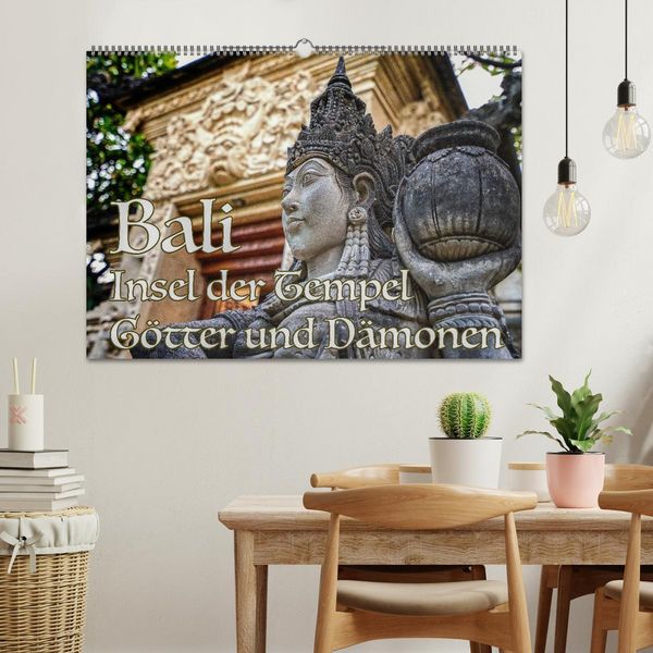 Produktbild: Bali - Insel der Tempel, G&ouml;tter und D&auml;monen (Wandkalender 2026 DIN A2 quer), CALVENDO Monatskalender