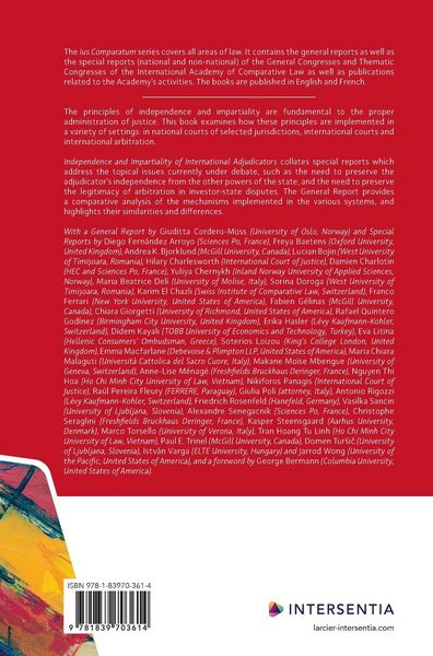 Produktbild: Independence and Impartiality of International Adjudicators