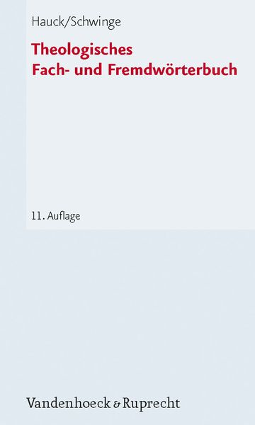 Produktbild: Theologisches Fach- und Fremdw&ouml;rterbuch