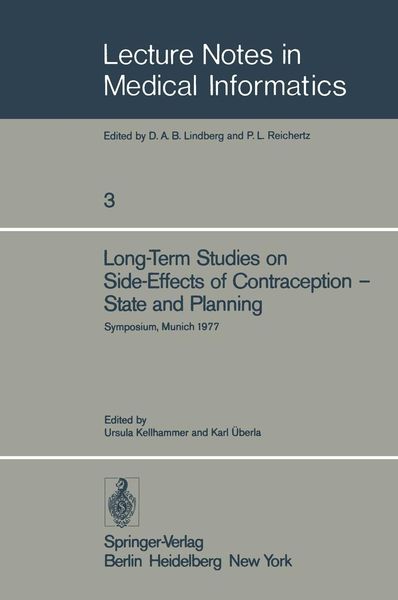 Produktbild: Long-Term Studies on Side-Effects of Contraception - State and Planning