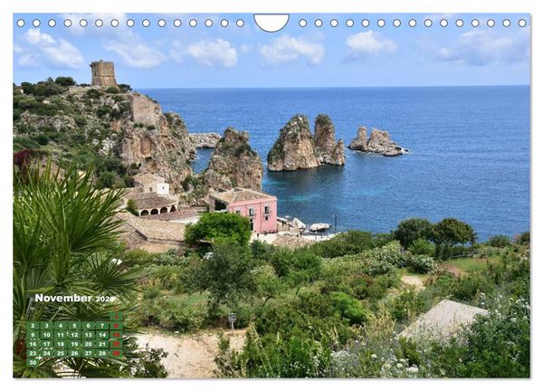 Produktbild: Sizilien &ndash; von Cefal&ugrave; bis Trapani (Wandkalender 2026 DIN A4 quer), CALVENDO Monatskalender