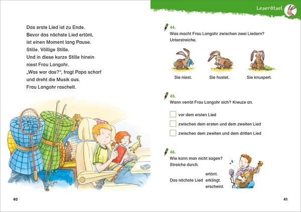 Produktbild: Duden Leseprofi &ndash; Lustiges Lese-&Uuml;bungsbuch f&uuml;r die 2. Klasse