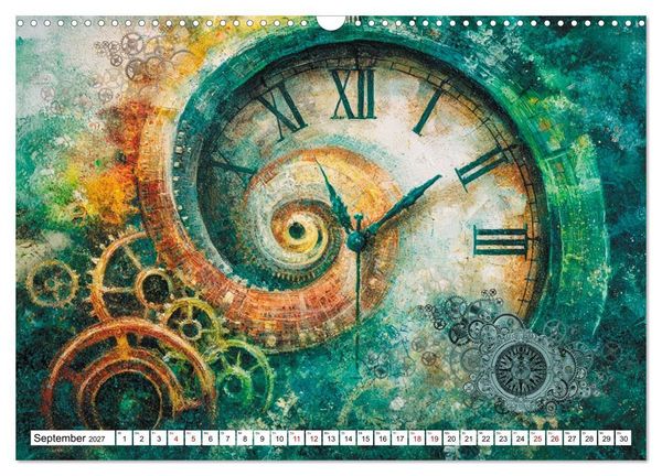 Produktbild: Zeitlandschaften (Wandkalender 2027 DIN A3 quer), CALVENDO Monatskalender