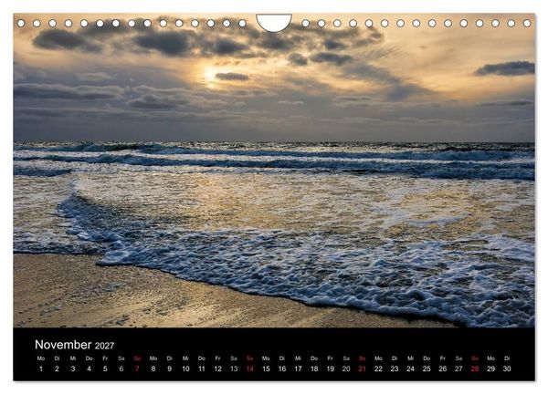 Produktbild: Faszination Meer und Wolken (Wandkalender 2027 DIN A4 quer), CALVENDO Monatskalender