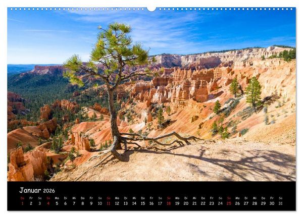 Produktbild: Traumlandschaften im Westen der USA (Wandkalender 2026 DIN A2 quer), CALVENDO Monatskalender