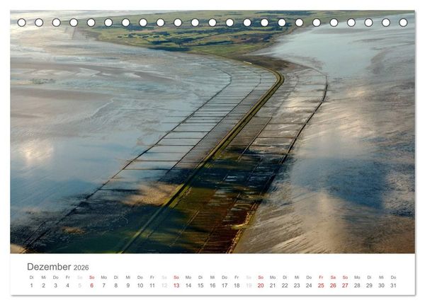 Produktbild: Nordfriesische Inseln im Auge des Fotografen (Tischkalender 2026 DIN A5 quer), CALVENDO Monatskalender