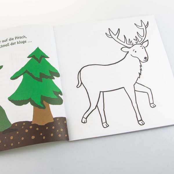 Produktbild: Ausmalbilder f&uuml;r Kita-Kinder: Das dicke bunte Malbuch mit lustigen Reimen
