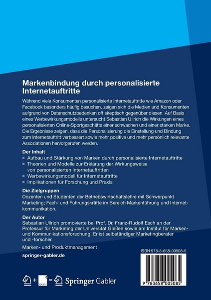 Produktbild: Markenbindung durch personalisierte Internetauftritte