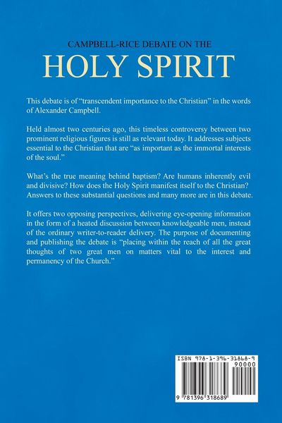Produktbild: Campbell-Rice Debate on the Holy Spirit